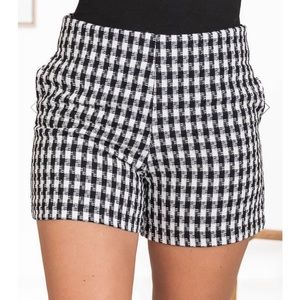 Houndstooth Shorts